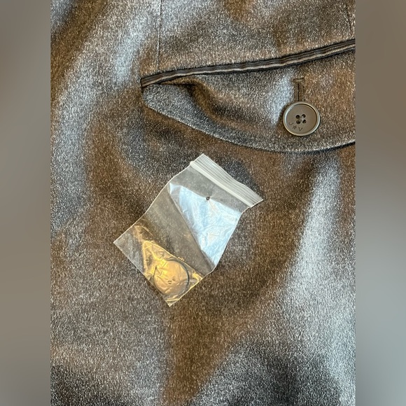 John Varvatos Button / Up-Down Zip Gray Jacket Size 46 - Picture 10 of 12